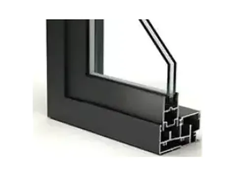 Corner of the ML102 sliding frame cut through, showing the two sheets of glass