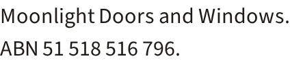 The installer's business name and ABN.